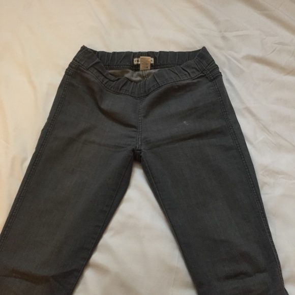 Light medium gray jeggings - skinny jeans with no - Picture 3 of 6